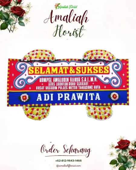 Papan Bunga Ucapan Selamat Pulaumerbau
